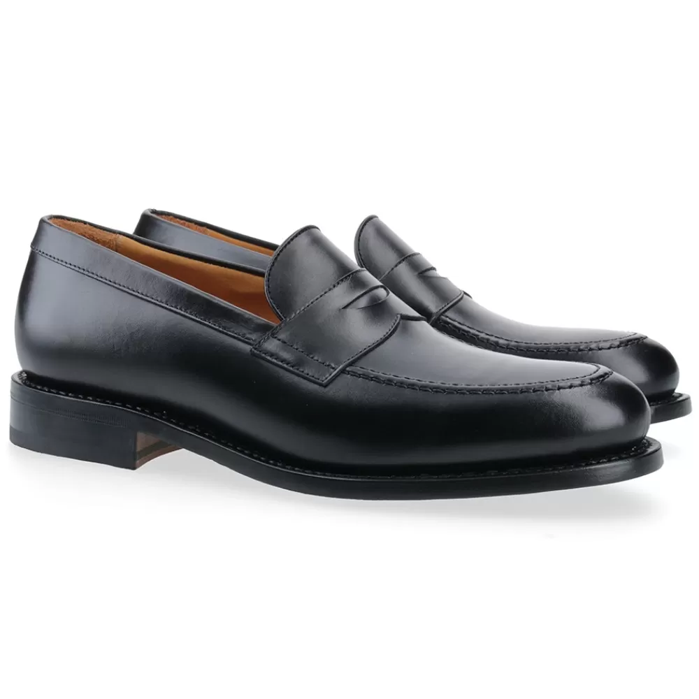 Berwick 1707 Loafer>4545-K1 Box Calf Nero